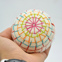 Boules de feutre décoratives écologiques réutilisables en laine 100% nouvelle-zélandaise, faites à la main, bio, de haute qualité, durables, pour la lessive, taille 7 cm, lot de 6