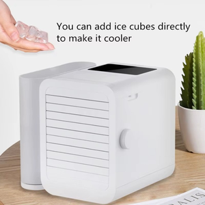 MicroCool Climatiseur Portable Mini avec Réservoir d'Eau de 1000 ml, Alimentation CA/Batterie/USB, Fonction Humidificateur et Refroidissement par Brumisation - Product Image 5