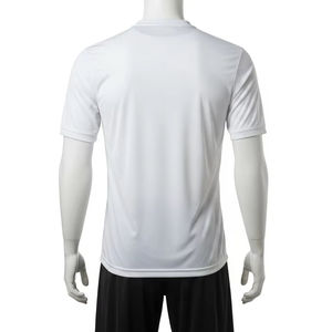 Jersey de fútbol transpirable con cuello redondo para adultos, tela de poliéster, ropa deportiva ligera de secado rápido, uniforme de equipo de entrenamiento de fútbol - Product Image 4