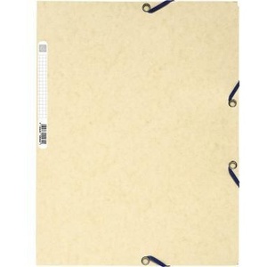 Exacompta Ivory Colored Chipboard File <b>Folders</b> DIN <b>A4</b> 400g/m - Product Image 1