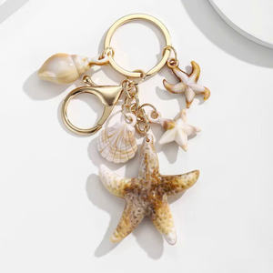 Handmade Natural Vietnam Seashell Keychain For Souvenir <b>Gift</b> And Promotion Item - Product Image 6