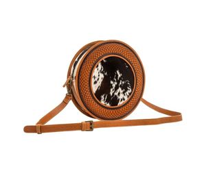 Bolso de cantimplora de piel de vaca con flores, bolso de cantimplora occidental, bolso de mensajero bohemio para mujer, monedero de herramientas manuales - Product Image 3