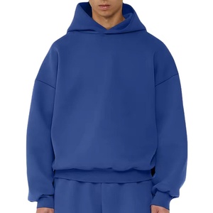 Sudadera con Capucha Extra Grande de Algodón 400/450 g/m², Corte Cuadrado, Sudadera con Capucha para Hombre, Unisex, Excelente Sudadera con Capucha Gruesa 100% Algodón, Logotipo Personalizado - Product Image 1