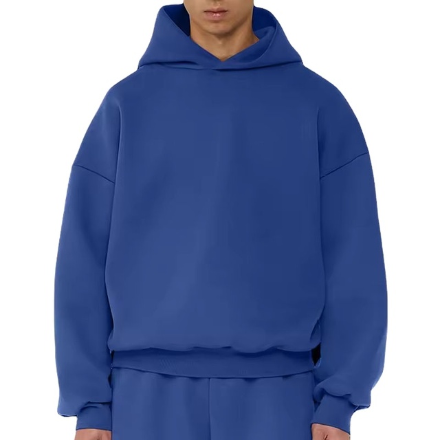 Oversized Cotton 400/450gsm Cropped Hoodie Boxy Fit Mens Hoodies Unisex superb 100% Cotton Blank Heavyweight Hoodie custom logo