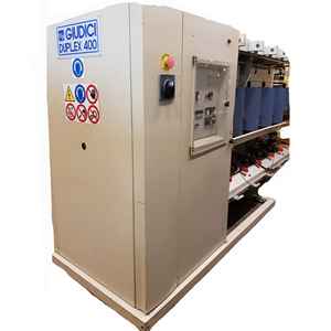 Máquina de torsión Giudici Duplex 400 TFO de alta velocidad con 66 husillos para hilo texturizado de poliéster/nailon, capacidad de 3/4 kg - Product Image 1