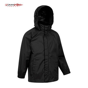 Pakistan Factory Outdoor Hoody Clothing Waterproof Breathable <b>Men</b> Coats Rain Jacket with Fixed Mesh Lining - Product Image 2