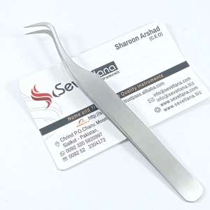 Pinzas Profesionales para Extensión de Pestañas Estilo Staleks con Acabado Satinado, Punta de Fibra de Acero Inoxidable, Punta Puntiaguda, Oferta de Septiembre - Product Image 4