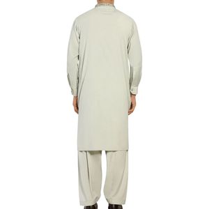 Costume pakistanais traditionnel Shalwar Kameez pour homme, couleur crème, tissu de haute qualité, Kurta Pajama de créateur pour homme, vêtements ethniques - Product Image 2