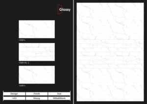 Azulejos cerámicos modernos de 300x600 mm para pared de baño y cocina, con acabado brillante o mate, efecto azúcar tallado, diseño de pared interior de lujo. - Product Image 4