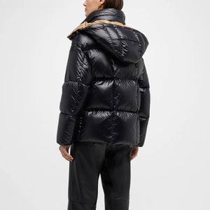 Veste matelassée réversible à capuche imperméable pour homme et femme, idéale pour l'hiver - Product Image 6