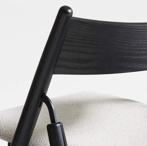 Foldable Teak Wood Chair Premium Solid Teak Folding Dining Chair for Outdoor & Indoor Space-Saving Wooden Furniture - Product Image 5