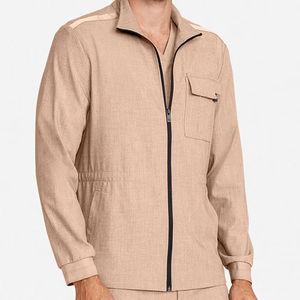 Veste d'uniforme médical pour hommes avec logo personnalisé, fermeture éclair, pour infirmiers, vendeurs, hôpital, uniforme médical, veste médicale, uniformes médicaux - Product Image 2