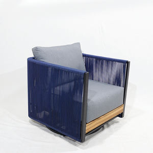 Artex Dong Thap-Juego de muebles modernos para patio, sillas giratorias con cojines y mesa redonda para jardín y balcón - Product Image 5