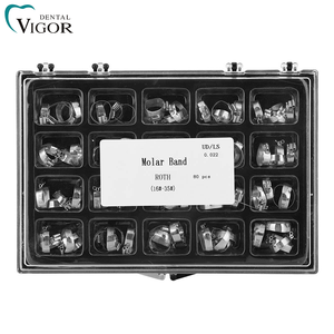 Kit di Bande Molari Ortodontiche Dentali <span class=keywords><strong>Roth</strong></span> MBT 80 Pezzi con Set di Tubi - Product Image 2