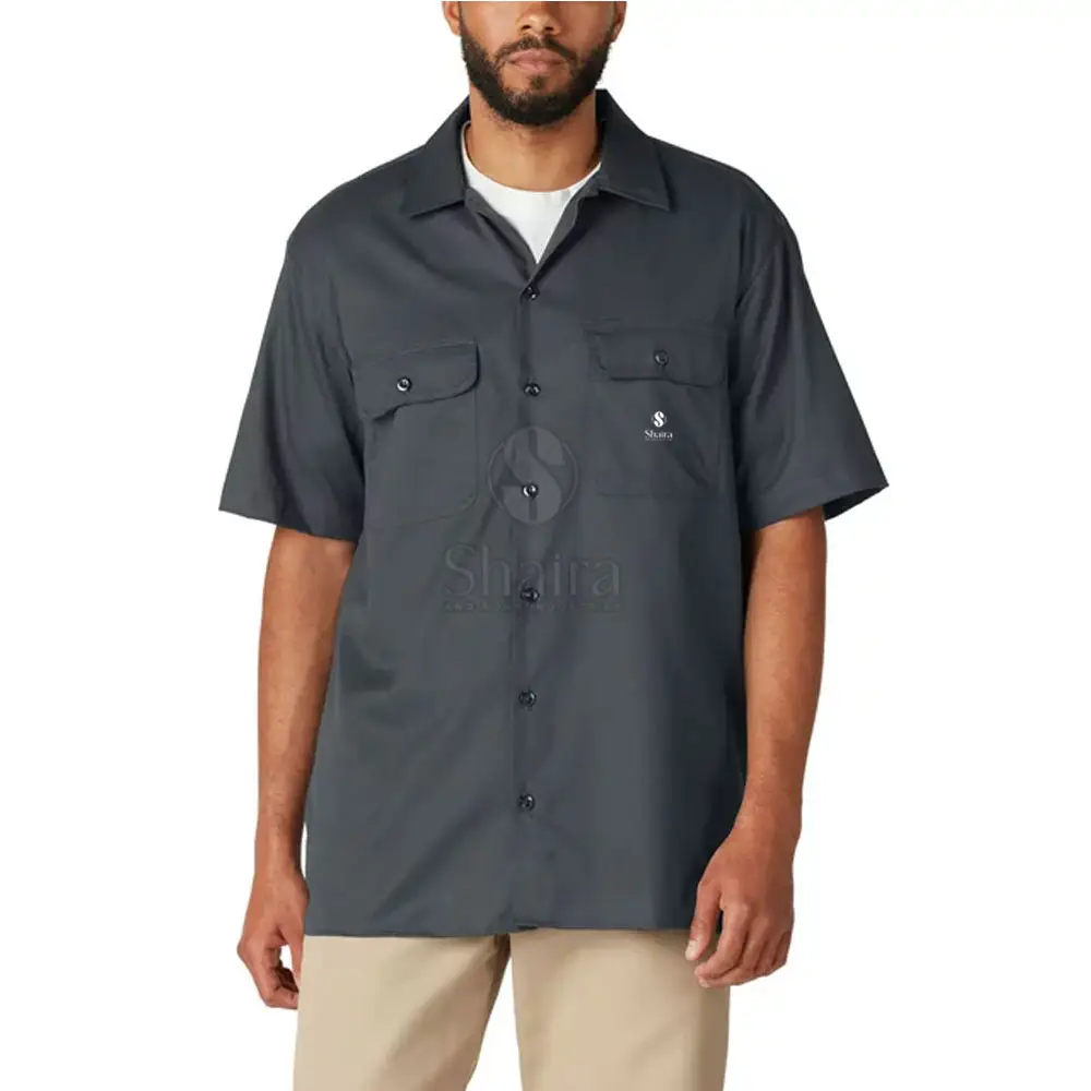 Camisa Dickie de tela de algodón de franela transpirable de nueva tendencia con estilo, camisas Dickie ligeras informales de buena calidad para hombres