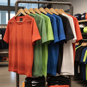 Col en v natation vêtements de plage t-shirt hommes à manches courtes 100% Polyester voir à travers l'été t-shirts hommes résille Football t-shirt hommes - Product Image 3