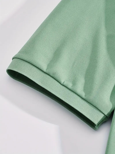 Chemise de golf pour homme, respirante, anti-humidité, légère, extensible, à manches courtes, boutonnée, pour les sports de plein air en été - Product Image 5