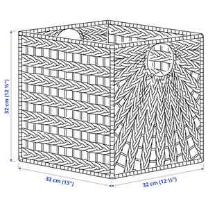 ตะกร้าผักตบชวาและหญ้าทะเลงานสานมือสุดหรูจากเวียดนามสำหรับการจัดระเบียบในการซักผ้าและบ้านที่เก๋ไก๋ทนทานและเป็นมิตรกับสิ่งแวดล้อม - Product Image 4