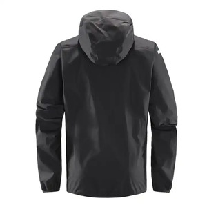 Men's Lightweight Nylon Waterproof Drawstring Hooded Windbreaker Stand Custom Printed Logo Oversized Zip <b>Varsity</b> <b>Jacket</b> Winter - Product Image 6