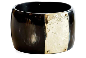 Bracelet élastique artisanal en corne indienne, très vendu, pour filles, perles de coquillage en corne naturelle, bracelets en nacre - Product Image 3