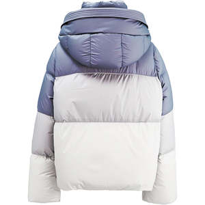 Veste matelassée en tricot pour femmes grandes tailles, fermeture à boutons, capuche, imperméable, respirante, pour un usage quotidien en hiver - Product Image 3