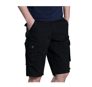 Pantalones cortos Cargo de nailon de verano para hombre Pantalones de patrón sólido Ropa al por mayor del fabricante de Pakistán - Product Image 5
