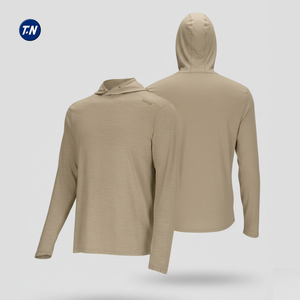 Camiseta de Pesca Ligera y Transpirable de Spandex/Poliéster, Anti-UV (UPF 50), Secado Rápido, Antibacteriana, Tallas Grandes, Logotipo Frontal, Unisex - Product Image 3
