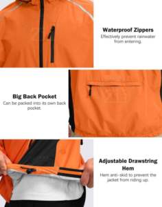 Chaleco de Seguridad Reflectante de Alta Visibilidad de Algodón ANSI Clase 2, Suministro de Fábrica, con LED Intermitente, Logotipo Personalizado para Trabajo, Impermeable, Ligero, para Lluvia - Product Image 3