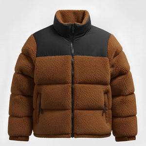 Veste matelassée isolante à capuche, écologique, imperméable, réversible, coupe-vent, pour homme et femme, conçue pour l'hiver, chaude et durable - Product Image 6