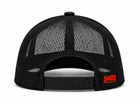 Casquette de baseball sportive en daim noir motif léopard, 5 panneaux, style trucker, broderie personnalisée, dos en maille, visière incurvée réglable, streetwear