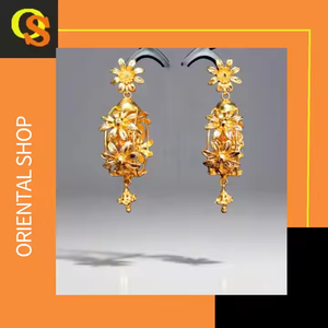 Super Quality <b>Earrings</b> Set with Traditional Designed 22CT Gold Plated Jhumka Style <b>Earrings</b> Jewelry for Women Wear by Exporters - Product Image 3