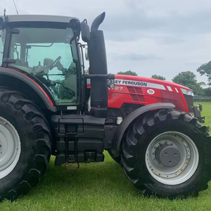 รถแทรกเตอร์แมสซีย์เฟอร์กูสัน8727 4WD 25-120HP ฟาร์มรถแทรกเตอร์สำหรับเดิน/ล้อรถแทรกเตอร์มีแกนเครื่องยนต์มือสอง