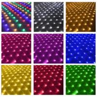 Innen/Außen IP44 bewertet Warmweiß LED Net Mesh Lichter Weihnachts feier Dekorative Bush Tree Zaun Balkon Garten Connect able