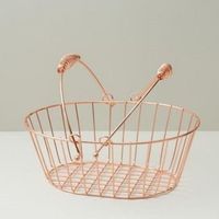 Panier de rangement pour légumes, simple, moderne et luxueux, en gros, panier de rangement pour collations, panier à fruits en métal pour table de cuisine