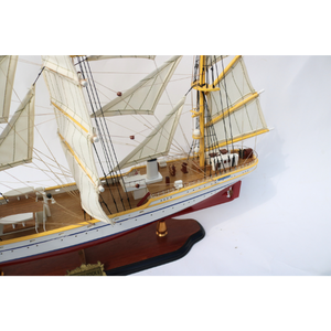 Modelo de barcos de madera pintados GORCH FOCKK II/barcos altos de Alemania/artesanías hechas a mano para Decoración - Product Image 3