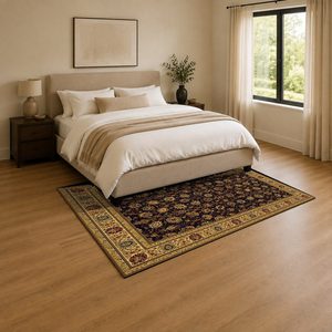 <b>RUGS</b> DEPOT LXDP-0457 Wholesale Red Burgundy Traditional Medallion Digital Printed Machine Washable Chenille Area <b>Rug</b> <b>Non</b> <b>Slip</b> - Product Image 3