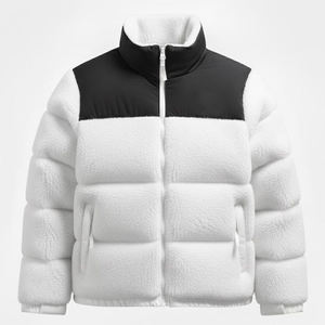 Veste matelassée isolante à capuche, écologique, imperméable, réversible, coupe-vent, pour homme et femme, conçue pour l'hiver, chaude et durable - Product Image 2