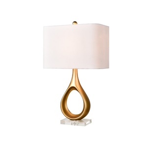 Hot Sale Gold Metal Side Table Light Hotel Home Decor Desk Lighting Modern Bedroom Bed <b>Lamp</b> Luxury Bedside Table <b>Lamp</b> - Product Image 1