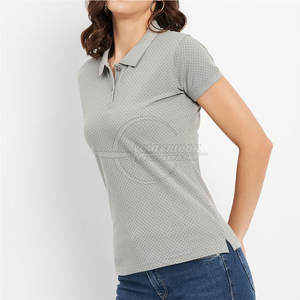 Mejor Precio Mujeres Polo Camisetas Para La Venta Al Por Mayor Polo Camiseta Mujer 100% Algodón Personalizado Servicio OEM - Product Image 2