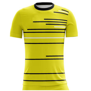 Camiseta de Fútbol de Alta Calidad, Transpirable, Sensación Suave, Estilo Personalizado OEM, Conjuntos de Ropa Deportiva 100% Poliéster, Fabricante - Product Image 3