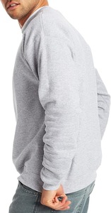 100% coton hiver OEM personnalisé hommes pull à col rond sweat uni tricot pull hommes sweat fabricant - Product Image 2