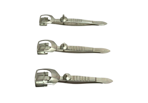 Juego de 3 Pinzas Waddell de Acero Inoxidable, Instrumentos Quirúrgicos Bilamellares para Trachomatosis Tarsal y Tríquiasis, Cirugía Oftálmica - Product Image 3