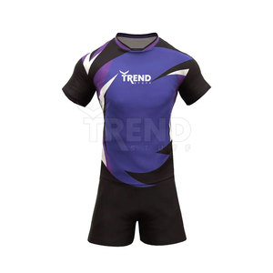 Ropa deportiva de Rugby de poliéster de alto rendimiento personalizada de primera calidad, uniformes de sublimación cómodos y duraderos para adultos, ropa de fútbol - Product Image 4