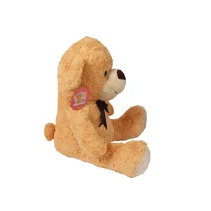 Düşük fiyatlar yumuşak peluş açık kahverengi Premium oyuncak ayı kumaş doldurulmuş hayvan üretimi satılık tedarikçiler tarafından
