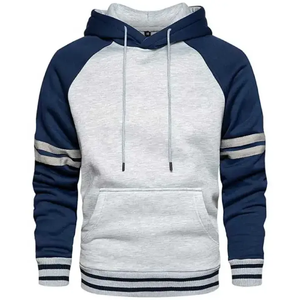 Sudadera con capucha con estampado de soplo bordado personalizado de alta calidad para hombre, sudadera de gran tamaño French Terry para invierno - Product Image 4
