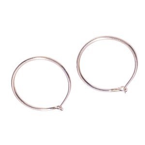 Pendientes de Aro Geométricos de Plata de Ley 925 con Baño de Oro para Mujer, Joyería Minimalista de Moda, Tendencia para Bodas y Fiestas - Product Image 3