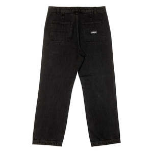 Pantalon de survêtement à jambe droite et jambe large en coton vintage 420G pour hommes - Product Image 4