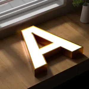 3d Led Channel Letters Alphabet Sign Customized Illuminated Electronic Signs Business Led Sign