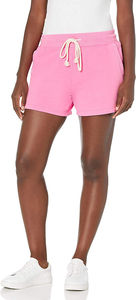Shorts de sport pour femmes à taille haute en toile respirante et à séchage rapide avec logo personnalisé, taille élastique, style sportif, prix de gros - Product Image 4