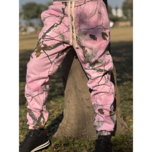 Pantalones Cargo para hombre, pantalones de chándal de camuflaje rosa, pantalones antiarrugas para hombre, ropa de gimnasio, pantalones de chándal holgados para correr en invierno - Product Image 3